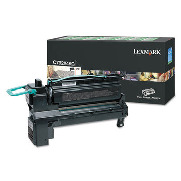 Lexmark™ C792x4kg Return Program Extra High-yield Toner, 17,000 Page-yield, Black freeshipping - TVN Wholesale